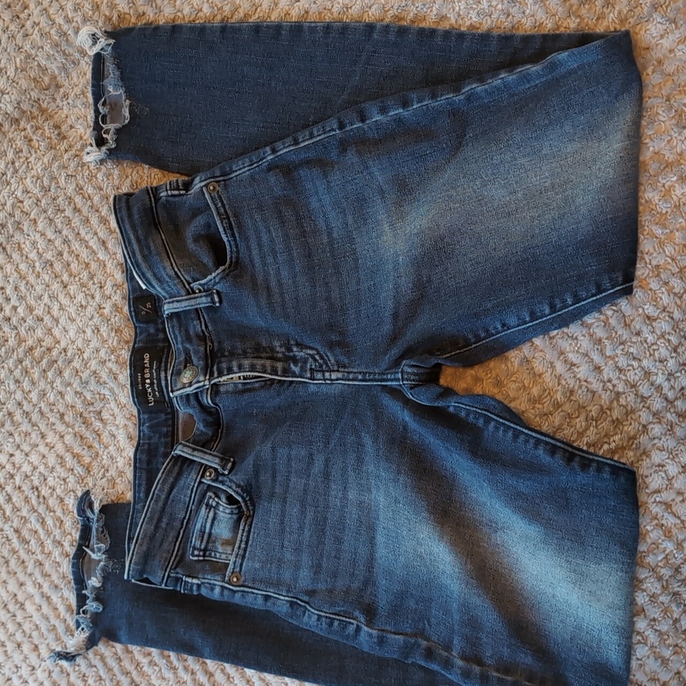 Lucky Brand Women's Dark Blue Skinny Jeans